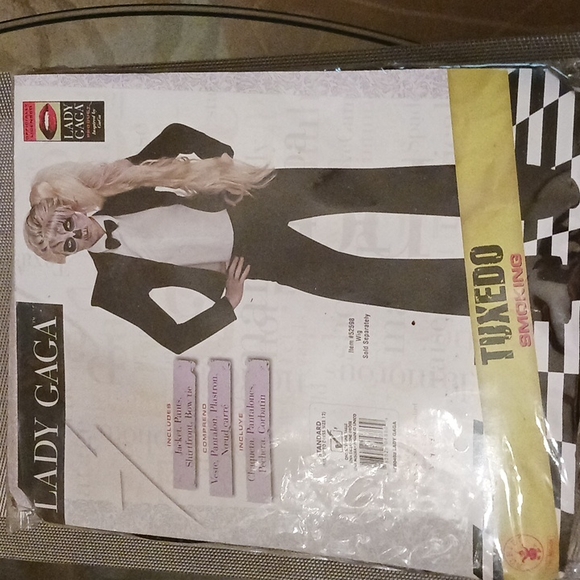 The Lady Gaga Skeleton Zombie Tuxedo Costume - Picture 5 of 9